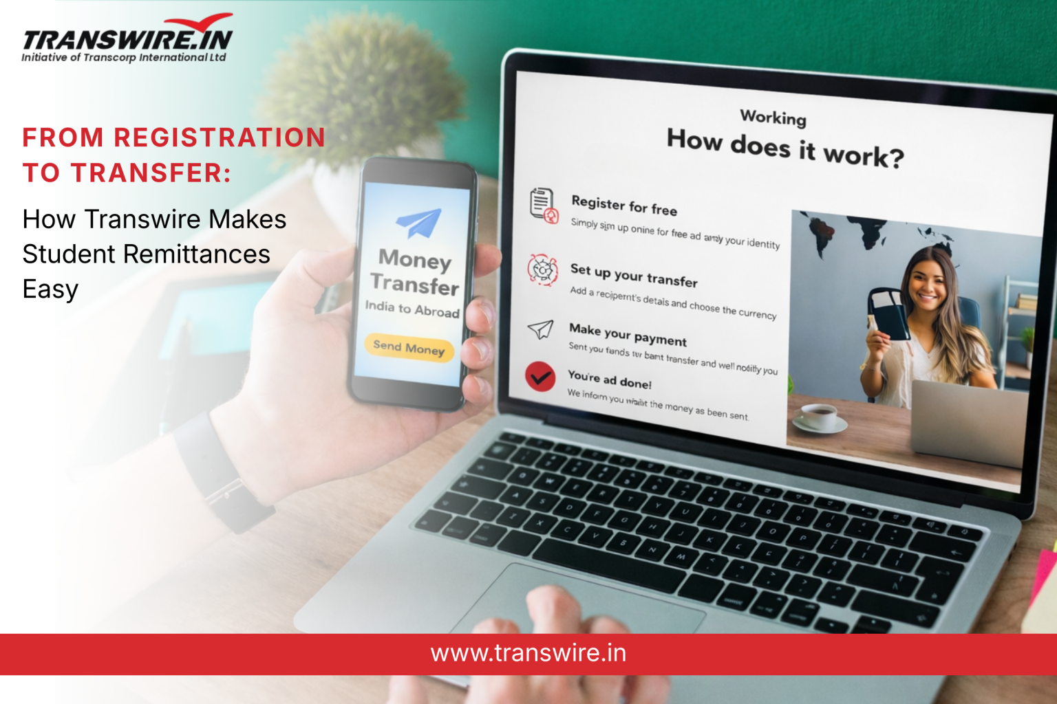 Transfer Remitance Easy Student Remittance Transfer Process with Transwire